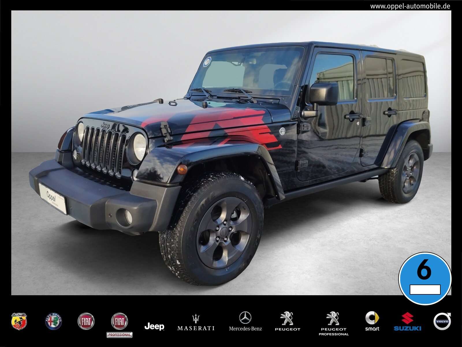 Jeep Wrangler Off-Road/Pick-up in Black used in Plauen for € 36,